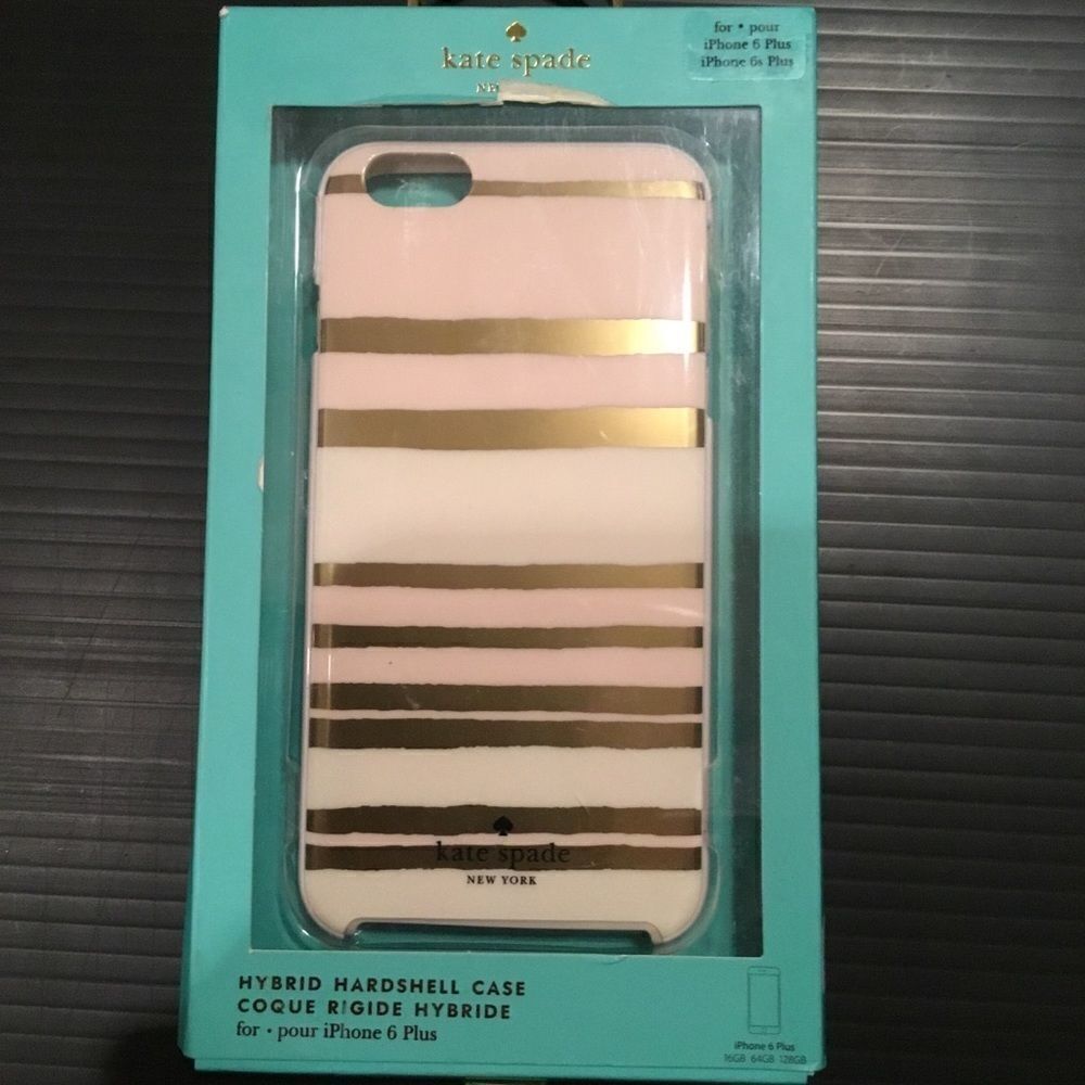Kate Spade Capri Stripe Hardshell iPhone 6+ (G)